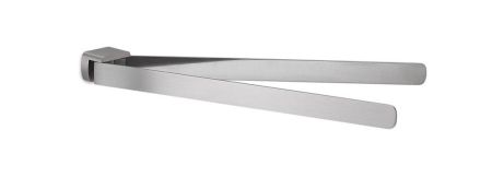 Gedy Pirenei, полотенцедержатель двойной поворотный, цвет зачищенный хром, артикул PI23(38)