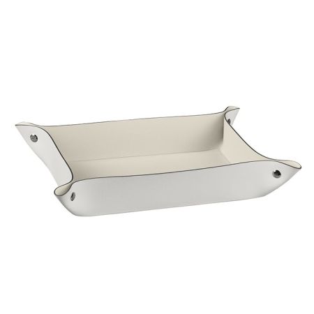 ADJ Мелочница, 20x14xH5 см., цвет: белый/панна котта, артикул 107.10/16