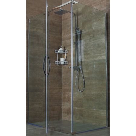 Душевой уголок Alex Baitler AB 214-120 90х120 профиль Хром стекло прозрачное, артикул AB214-120
