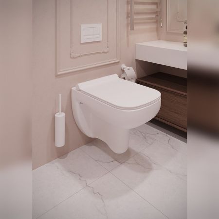 Унитаз подвесной Terminus Ното 04W50х35W, белый, артикул 04W50х35W