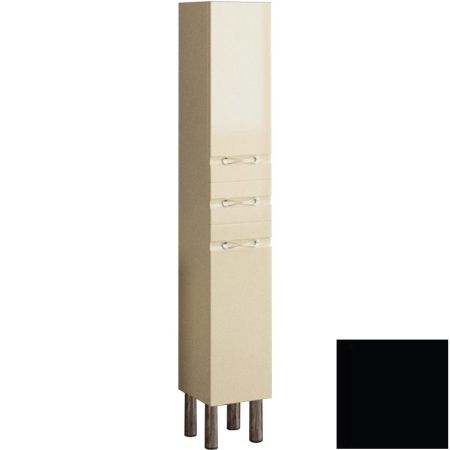 Шкаф пенал SanVit Прима 30 pprim в цвете Ral витые ручки Черный глянец, артикул pprim