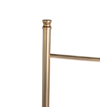 Stil Haus Hashi, стойка h62 см: бумагодержатель/белый керамический ёрш, цвет матовое золото, артикул 972(18)