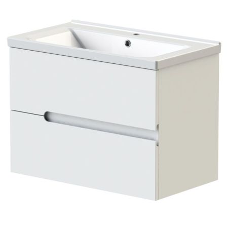 Тумба с раковиной Orange Line 80 TP-LIB 80 подвесная Белая