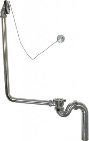 Слив-перелив для ванны с гидрозатвором BB-OVF-02