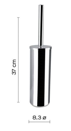 Gedy Fuji, напольный металлический ёрш, цвет хром, артикул FJ33(13)