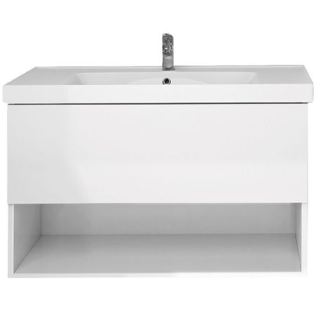 PERFECTO Тумба 70 см подвес. 1 ящ., push-to-open, белый глянец