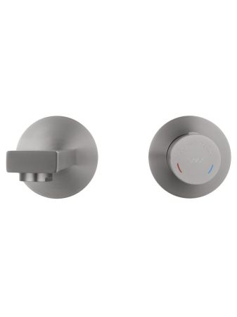 Смеситель для раковины встраиваемый WONZON & WOGHAND, Темный графит (WW-105-BGG)