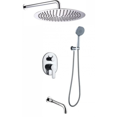 Душевой комплект BERGES VENTAS 3R, хром, артикул 073007