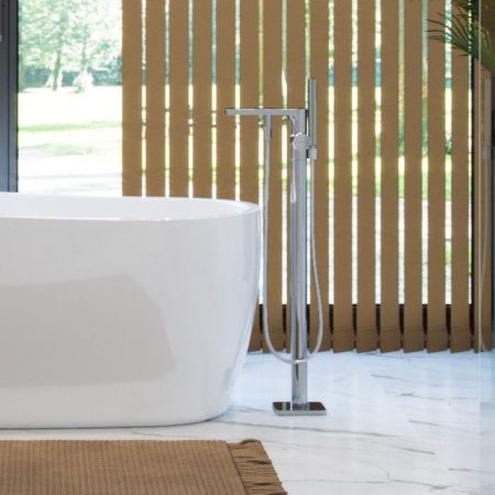 Смеситель для ванны отдельностоящий EXCELLENT Krotos AREX.8055CR (хром), артикул AREX.8055CR