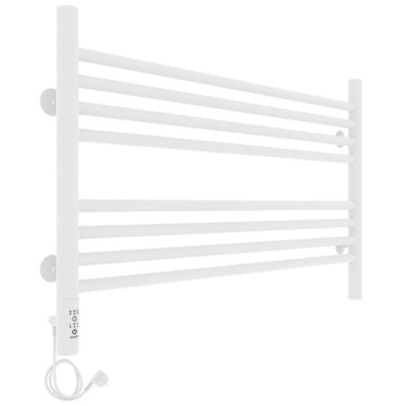 Полотенцесушитель электро "Оливия ЧК8 800*500", белый муар, левый