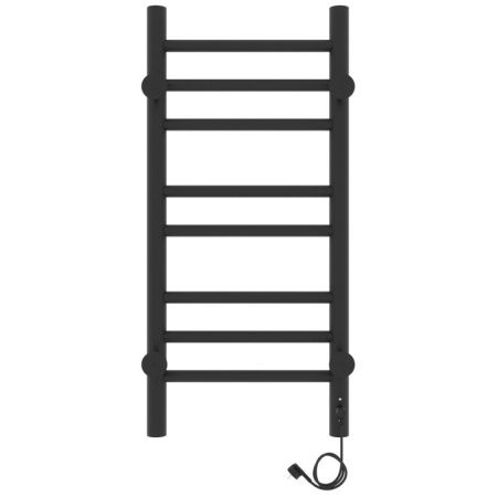 Полотенцесушитель электро "Лаванда ЧКЧ П8 300х700", черный муар, левый