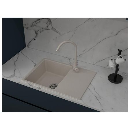 Кухонная мойка GranFest URBAN 668L, песочный, артикул 668L песочный