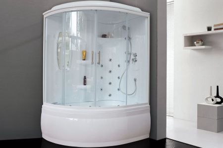 Душевая кабина Royal Bath RB 170ALP-T (прозрачное) правая