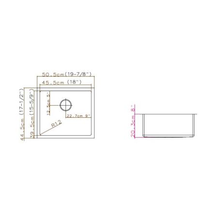 Кухонная мойка Grandex Aqua Proline 300083, сатин
