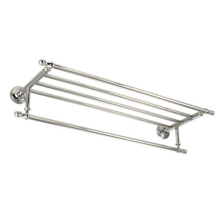 MIRELLA Полка-держатель для полотенец L65хh14xP24 см, хром, артикул 17249