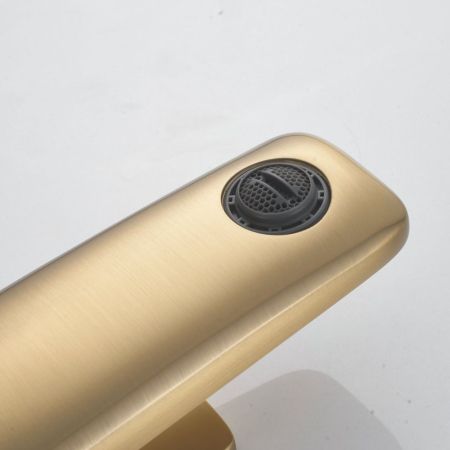 Смеситель для раковины Rose R3901G, золотой сатин, артикул R3901G