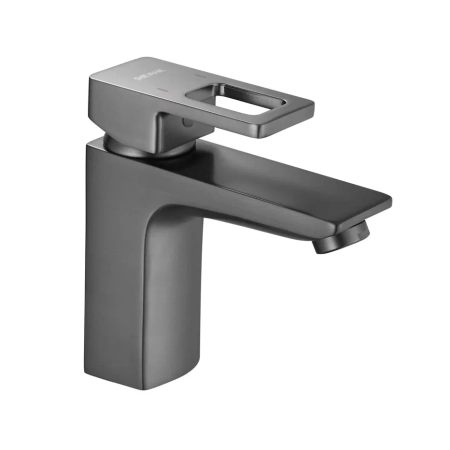 Смеситель для раковины Shevanik S8201T, оружейная сталь, артикул S8201T