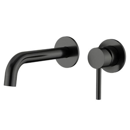 Смеситель для раковины встраиваемый Knotlor SS-25/GM, оружейная сталь