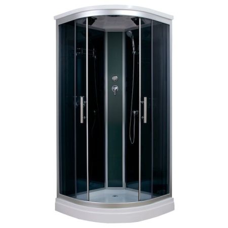 Душевая кабина Timo Standart T-1109 P 90х90 без гидромассажа профиль Хром стекло тонированное