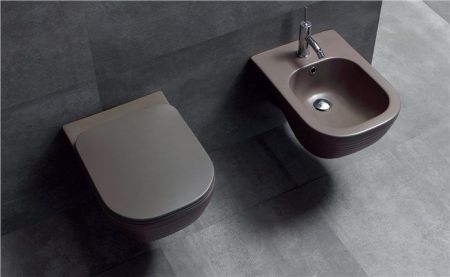 Disegno ceramica Loom, подвесное биде, c крепежом, 52,5x37 см, цвет beaver, артикул LO00700155