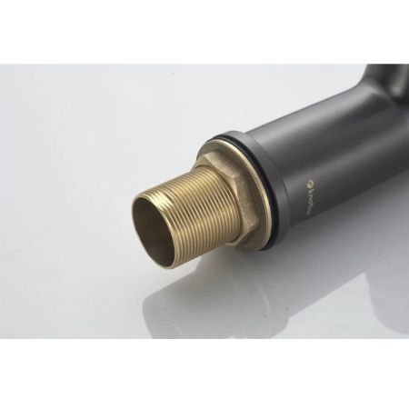 Смеситель для кухни Knotlor KN-61/GM, вороненая сталь, артикул KN-61/GM