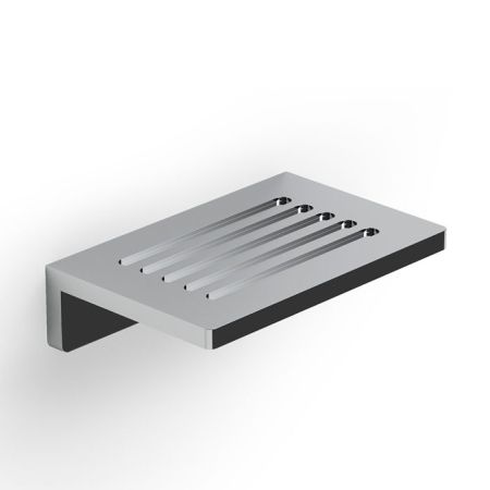 Мыльница, Decor Walther, DW, ширина, мм-115, глубина, мм-75, высота, мм-30, тип установки-настенный, цвет-хром, артикул 0859500