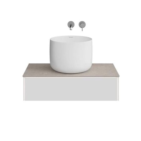 Тумба MAGICA подвесная 90, 1 ящик, утренний серый матовый