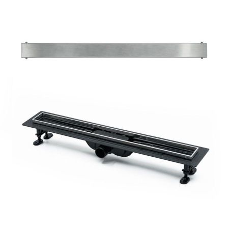 Душевой лоток (двухсторонняя решетка) TIMO Super Plast SP10900-PG10900, сатин, артикул SP10900-PG10900