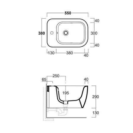 SIMAS Комплект крепежей для подвесного унитаза/биде, артикул F85