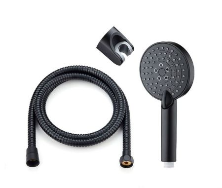 Комплект смесителей Orange Lutz M04-311b Черный матовый