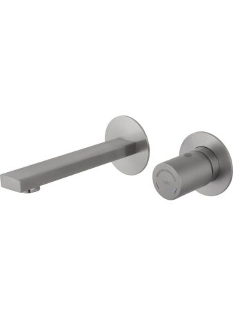 Смеситель для раковины встраиваемый WONZON & WOGHAND, Брашированный никель (WW-105-BS)