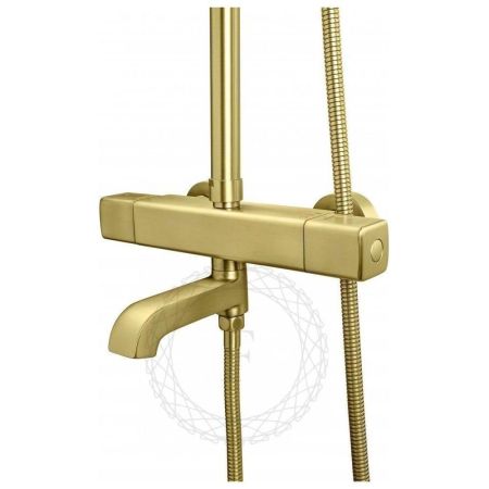 Душевая система с термостатом FILARETE FL2050MG, матовое золото