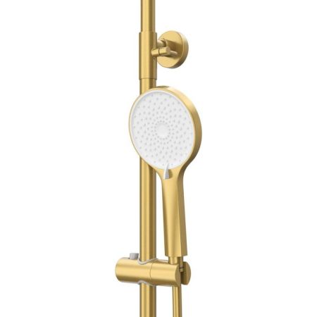 RELAX-CD-NOP Душевая стойка со смесителем, черный матовый, артикул RELAX-CD-NOP