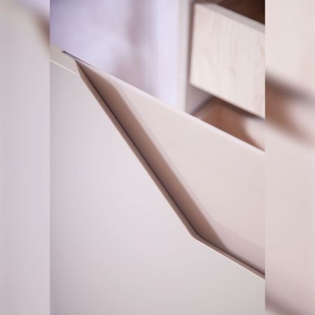 Тумба под раковину подвесная Бриклаер Брайтон бежевый, 60 см, артикул 4627125415791