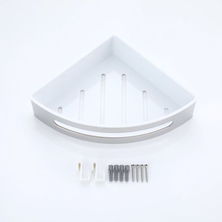 Полка для ванной комнаты угловая Raglo R340.01, хром, артикул R340.01