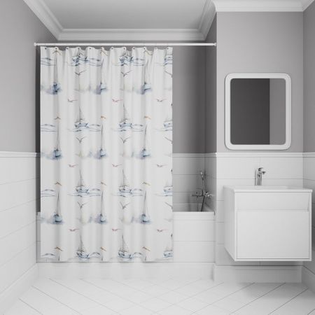 Штора для ванной IDDIS 200x180 см, Полиэстер (BO02P18i11), артикул BO02P18i11