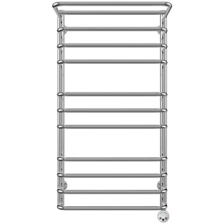 Электрический полотенцесушитель Terminus Полка П11 500x956 4660059921051 с полкой Хром