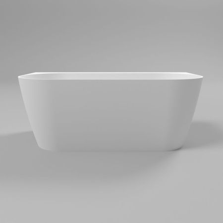 Ванна WHITECROSS Pearl B 155x78 (белый мат) иск. камень