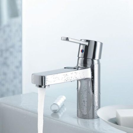 Смеситель для раковины  KLUDI ZENTA 382600575 (хром, L-12 H-7,5), шт, артикул 382600575