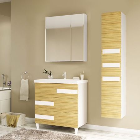 Тумба под раковину Marka One Mix 70Н ПП Коко-Боло, артикул У69545