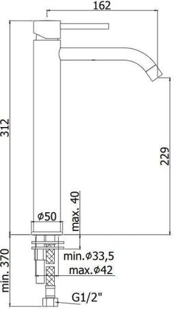 Смеситель для раковины Paffoni Light LIG081CR, артикул LIG081CR