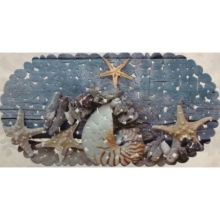 Коврик для ванны Fora 67х36 FOR-SPA17 Морской, артикул FOR-SPA17