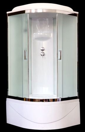 Душевая кабина Royal Bath RB 90BK6-WC-CH (белое/матовое), артикул RB90BK6-WC-CH