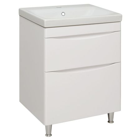 Тумба Runo Афина 60 под умывальник 00-00001147 (Moduo 60) (00-00001169), артикул 00-00001169
