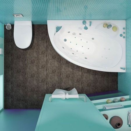 Акриловая ванна Triton Изабель 170x100 без гидромассажа L