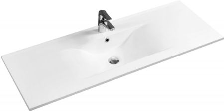 Тумба с раковиной SanVit Кубэ-3 100 kkube3100 с фактурой под дерево Шелк Сталь, артикул kkube3100