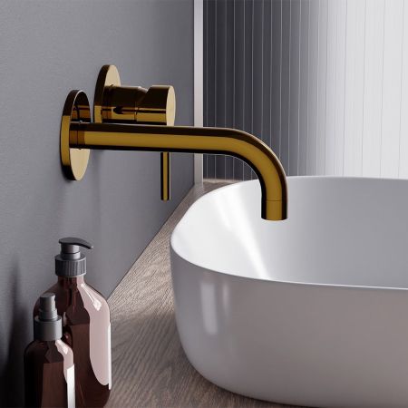 360260600 Scandinavian Pure, встраиваемый смеситель для раковины, золото, артикул 360260600