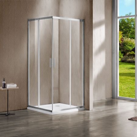 Душевые уголки Vincea Душевой уголок Garda VSS-1G1112CL, 1200*1100, хром, стекло прозрачное, , шт, артикул VSS-1G1112CL