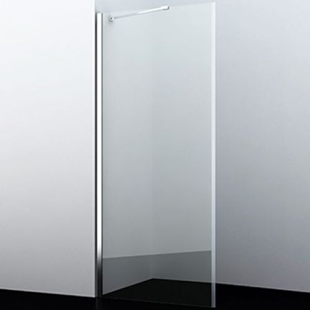 Душевая перегородка WasserKRAFT Aller 90 10H07-RP90 Fixed профиль Хром стекло прозрачное, артикул 10H07-RP90