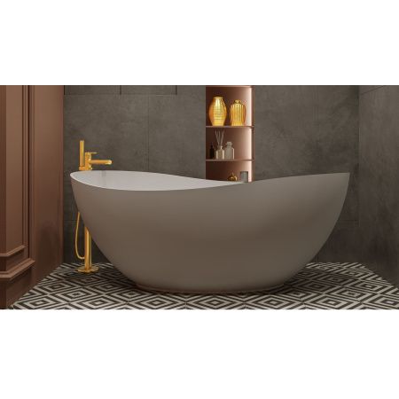 Ванна WHITECROSS Ruby 170x75 (белый мат) иск. камень